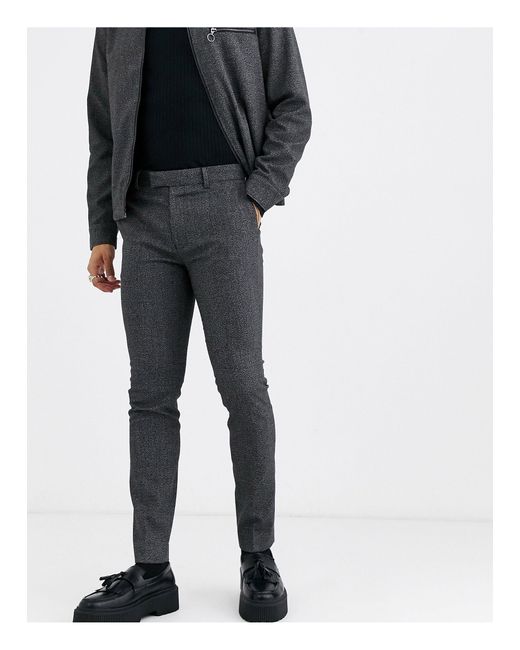 topman skinny black trousers