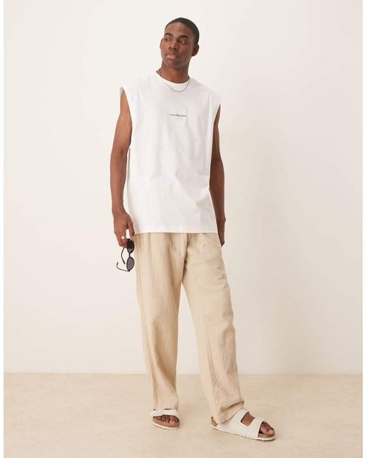 Calvin Klein Natural Monologo Vest for men