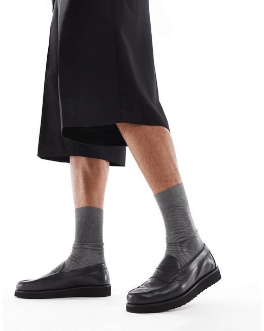ASOS Black Loafers for men