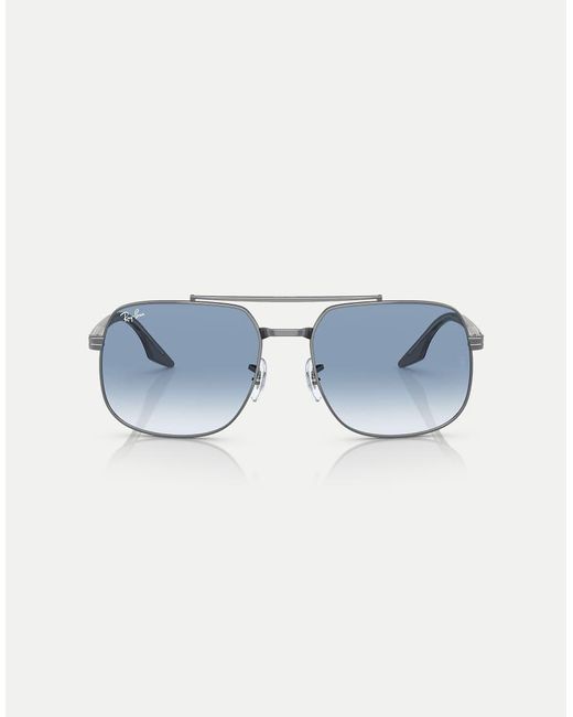 Ray-Ban Blue Rb3699 Square Sunglasses With Lens