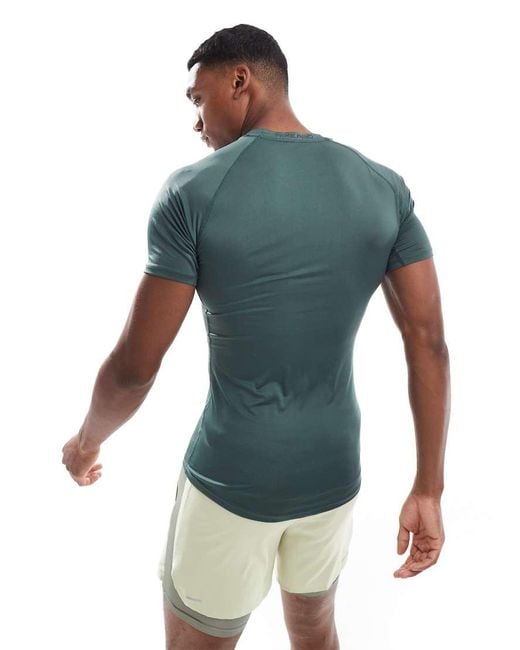 Nike Blue Pro Tight Short Sleeve Top for men