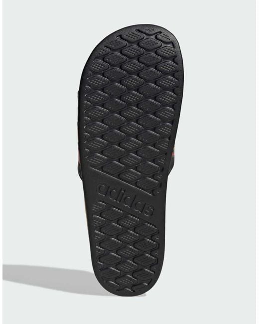 Adidas Originals Yellow Adilette Comfort 2.0 Jamaica Slides
