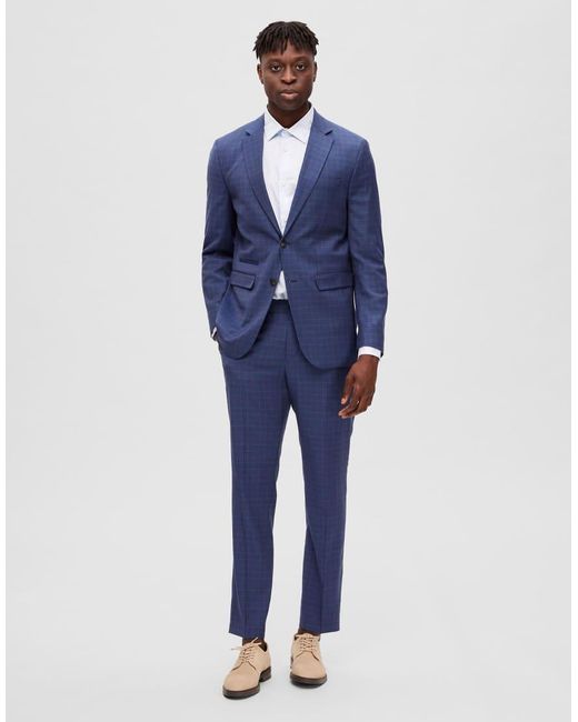 SELECTED Blue Blazer for men
