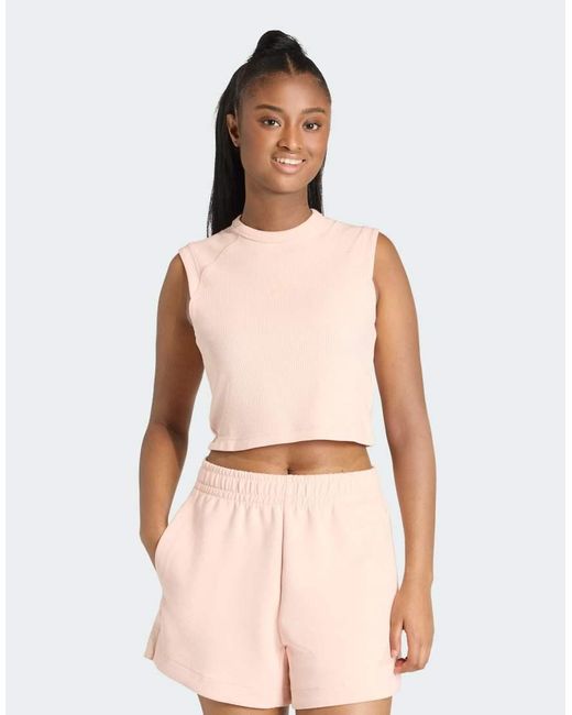 Adidas Originals Natural All Szn Rib Tank Top