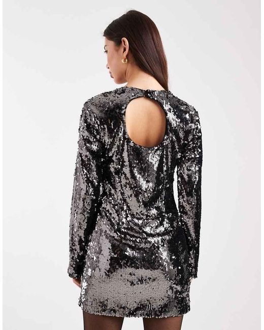 ONLY White Sequin Mini Dress