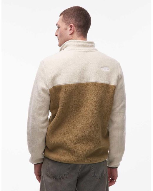 The North Face Natural Yumiori 1/4 Zip Colourblock Fleece for men