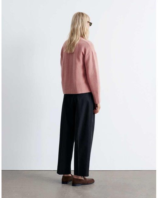 & Other Stories Pink Crew Neck Jumper
