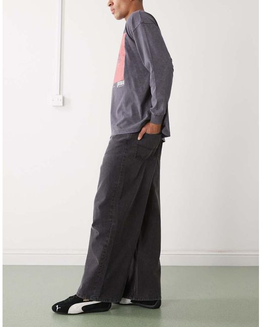 Collusion Blue X003 Wide Leg Jean for men
