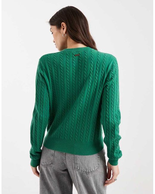 Levi's Green Super Soft Knitted Cardigan