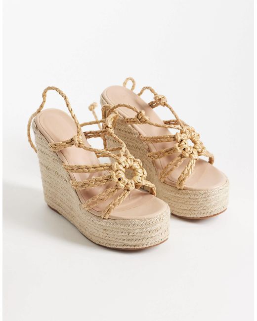 SEQWL Natural – riemchensandalen