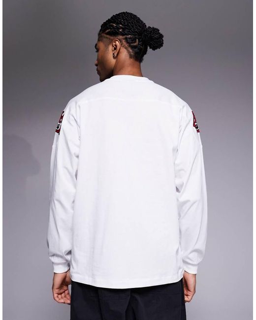 ICECREAM Gray Design Long Sleeve V Neck Jersey for men