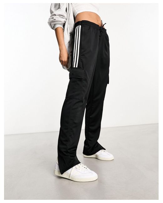 Pantalones cargo s tiro Adidas Originals de color Black
