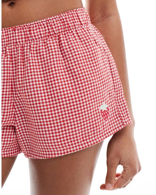 Short Hollister en coloris Red