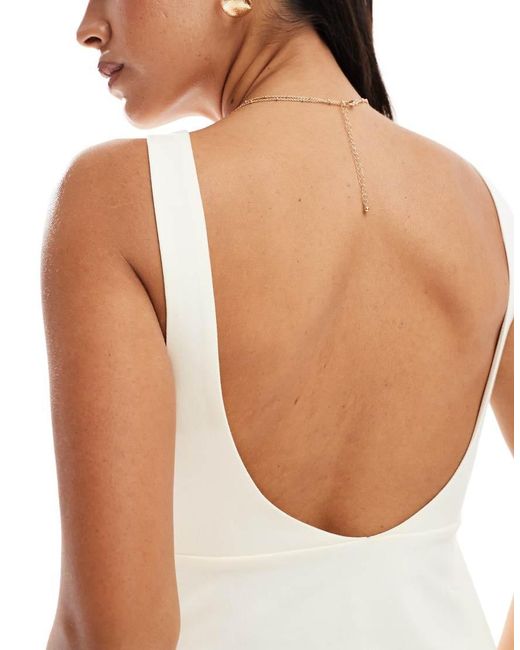 ASOS White Tailored Cinch Cami Top