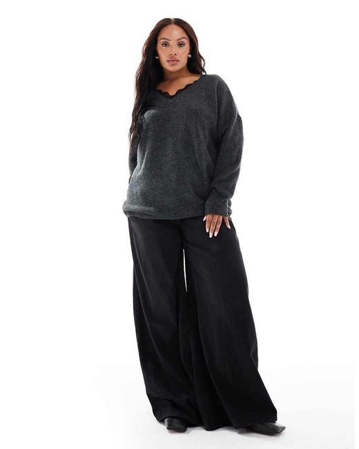 ONLY Black Reversible Jumper