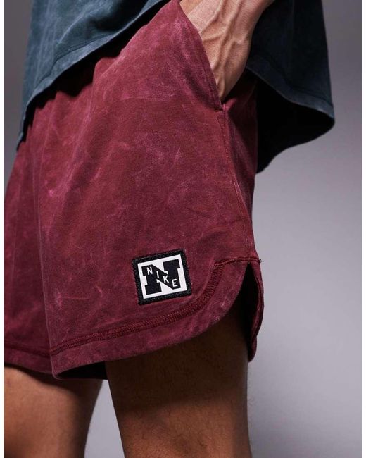 Nike Blue Heritage Logo Shorts for men