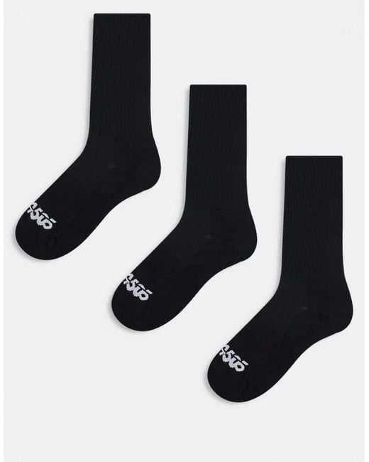 4505 Black Running Socks With Elasticated Arch Support And Anti Bacterial Finish