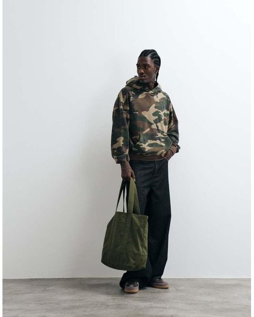 Cotton On Black Box Fit Hoodie for men