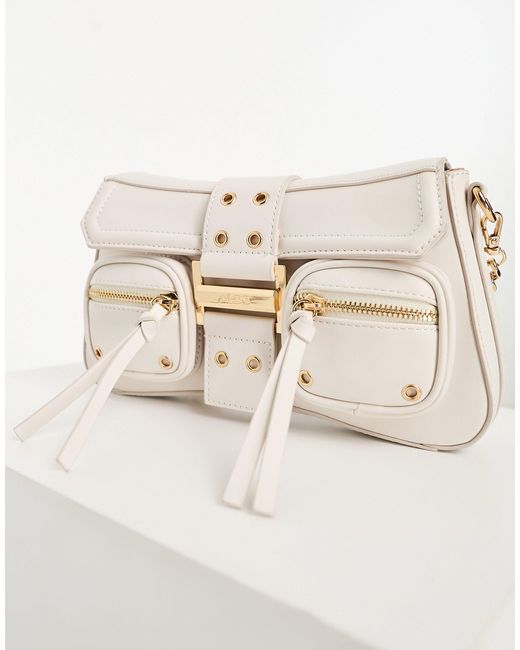 ALDO Cargo Utility Style Crossbody Bag With Chain Strap in Black Lyst