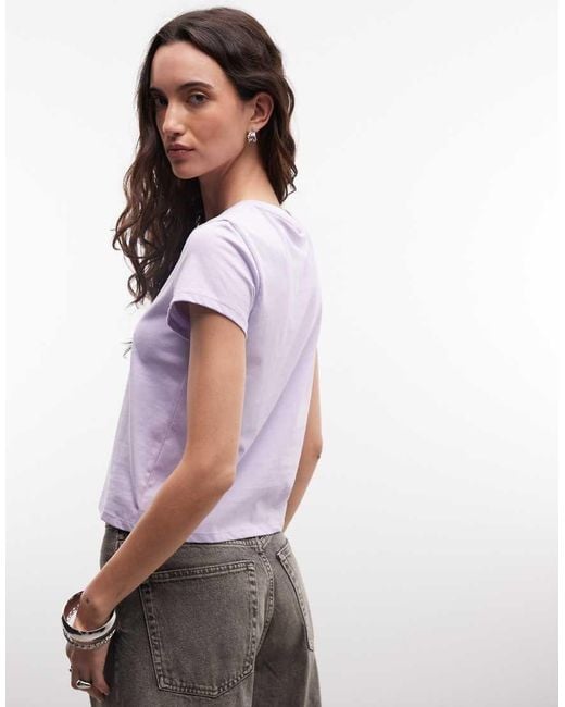 Monki Purple T-shirt