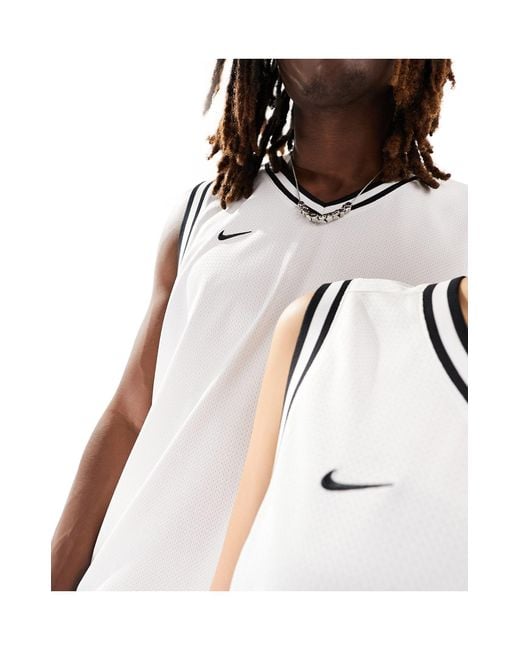 Nike Basketball White Dna Dri-fit Unisex Jersey