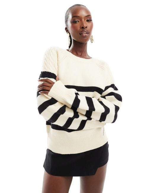French connection white jumper best sale
