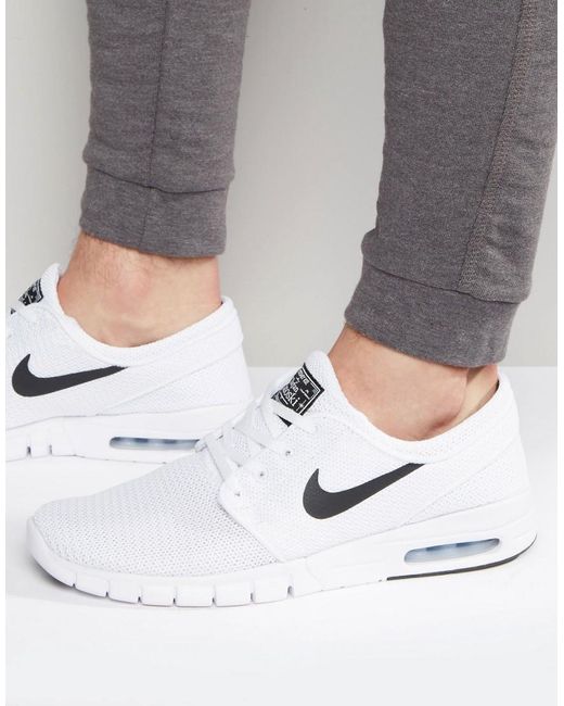 Stefan Janoski Max Trainers In White 631303-100 Nike pour homme | Lyst