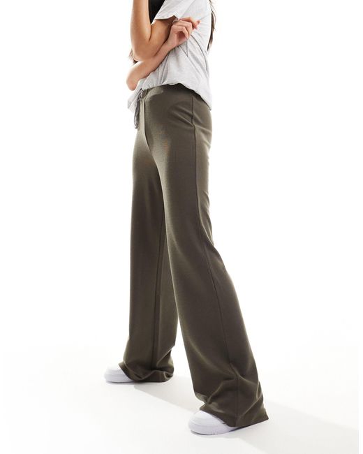 Pantalon ample en tissu côtelé épais ASOS en coloris Gray