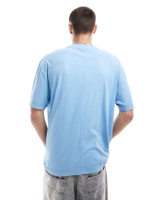 Calvin Klein – archival monologo – t-shirt in Blue für Herren