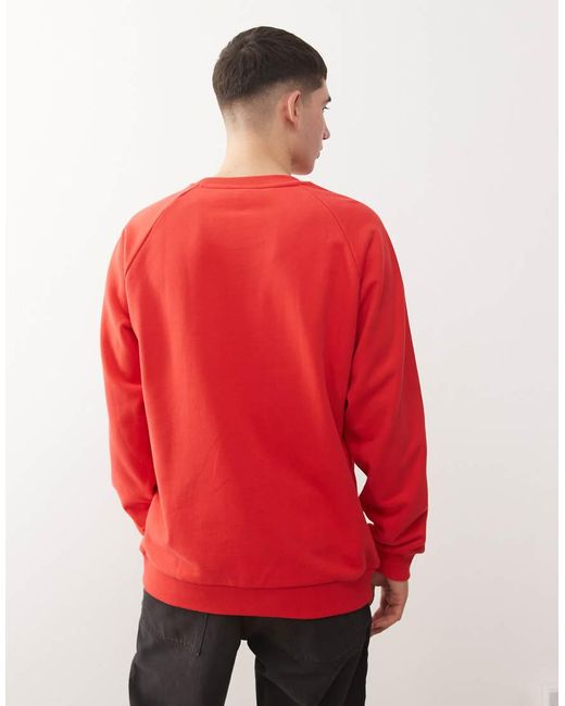 Adidas Originals Red Adidas Football Liverpool Long Sleeve Top for men