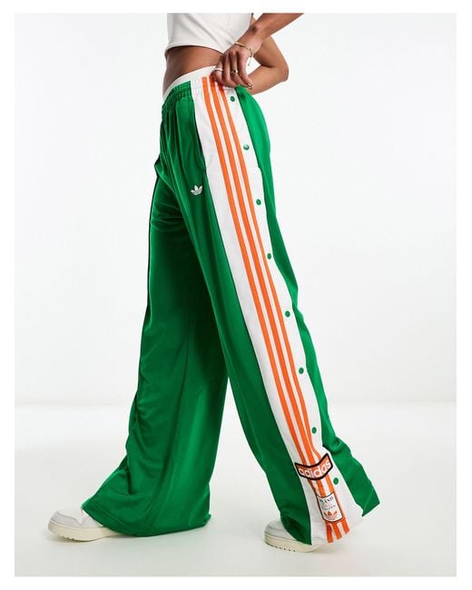 Adibreak - pantaloni stile college verdi di Adidas Originals in Green