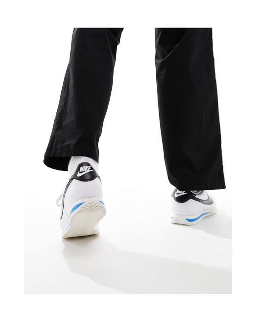 Nike cortez deals nere e bianche