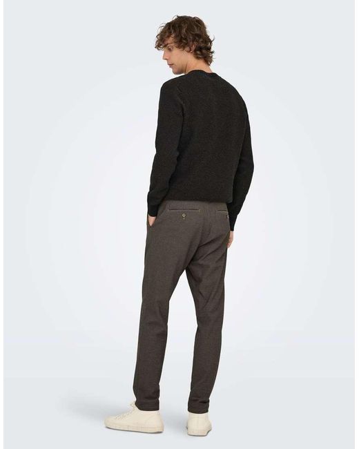 Only & Sons Broek in het Black voor heren