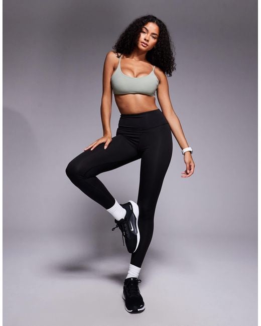 4505 Green Yoga Twist Back Light Support Sports Bra