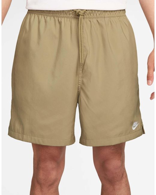 Nike Club – shorts aus webstoff in Natural für Herren