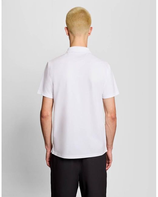 Lyle & Scott White Ss Polo Shirts Sports Core Polo for men