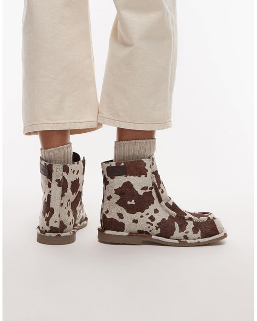 Bronx Natural Fluffy Cosy Boot