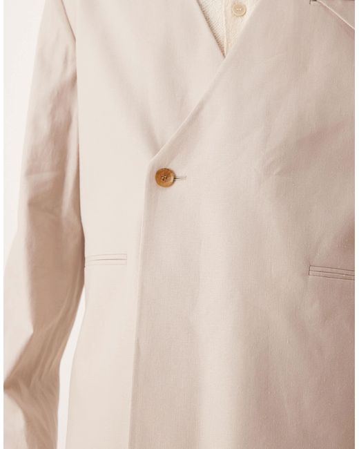 Veste ASOS pour homme en coloris Natural