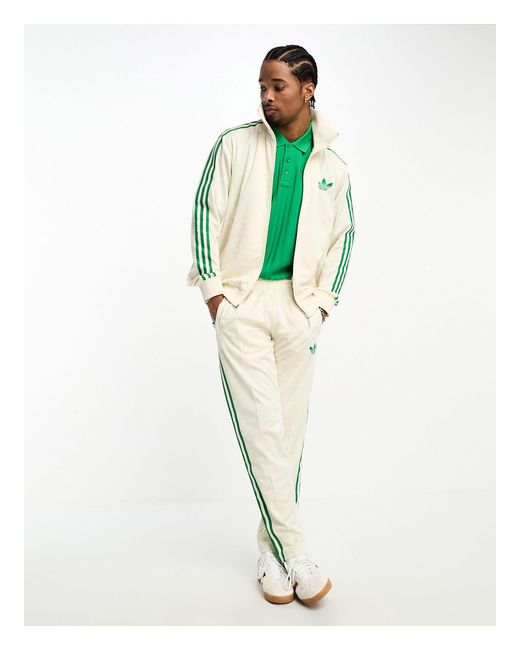 Adidas Originals Green Adicolor 70's Monogram Trackpant