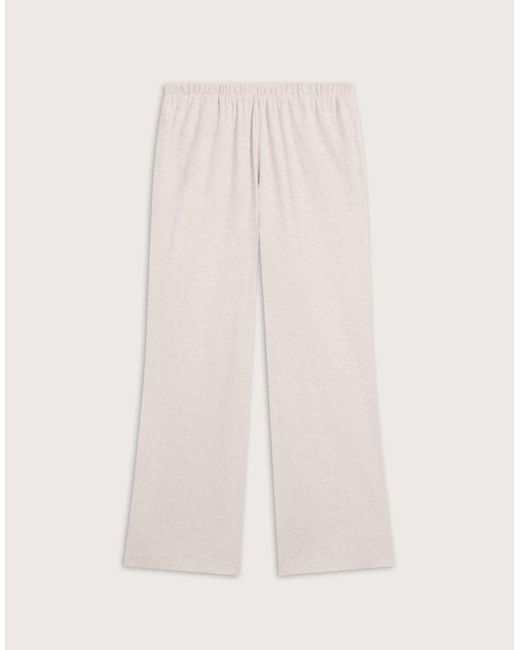 Tala Natural Soft Lounge Pointelle Drawstring Wide Leg Pyjama Bottoms
