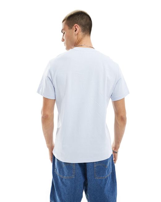 Lacoste Blue Logo Classic Fit T-shirt for men