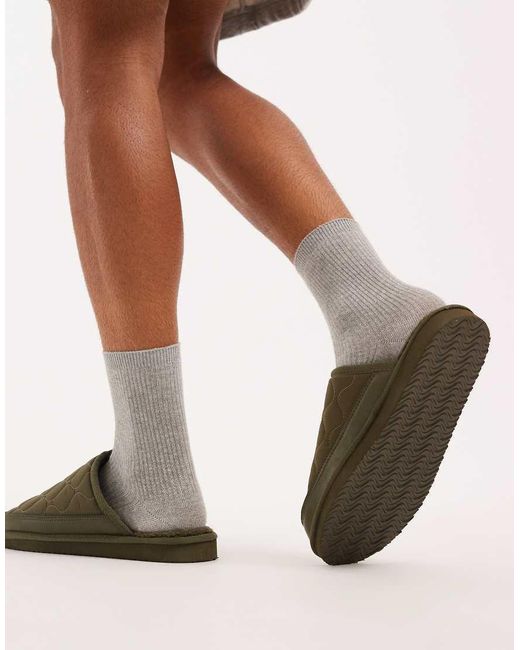 ASOS Brown Mule Slippers for men