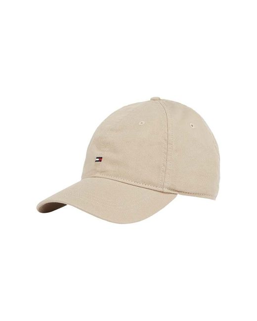 Cappellino Con Bandiera di Tommy Hilfiger in Natural da Uomo