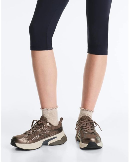 Oysho White Running Trainers