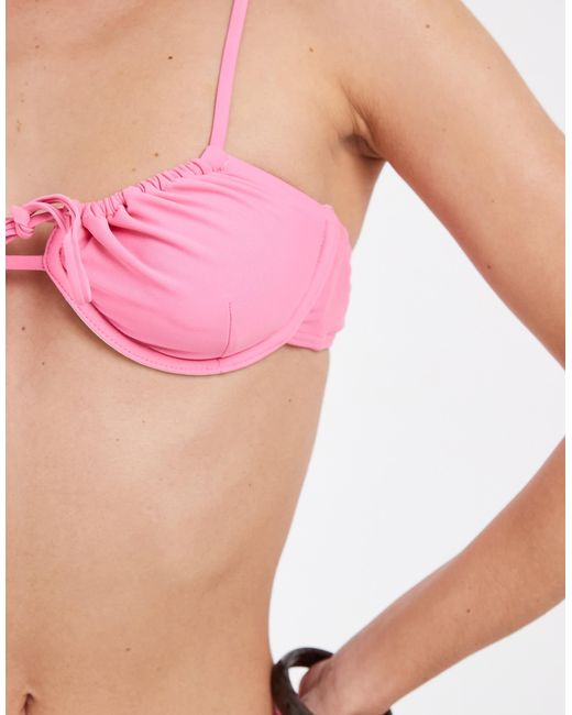 Bas Pieces en coloris Pink