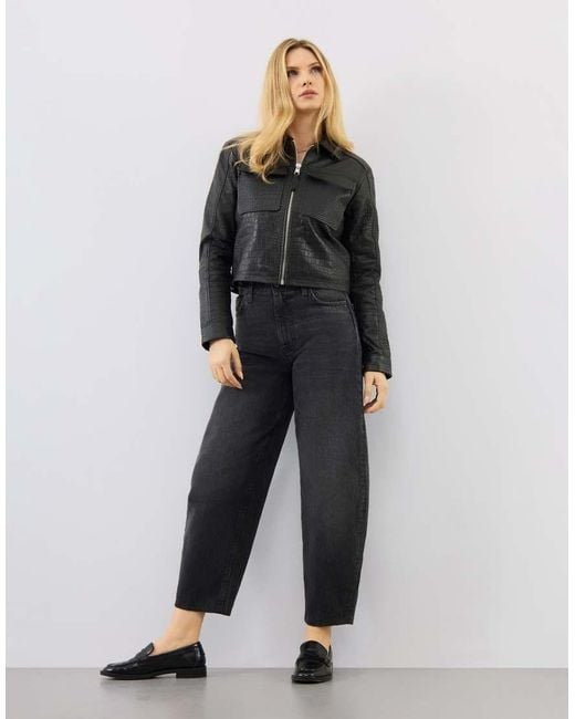 Bolongaro Trevor Black Real Leather Thea Jacket