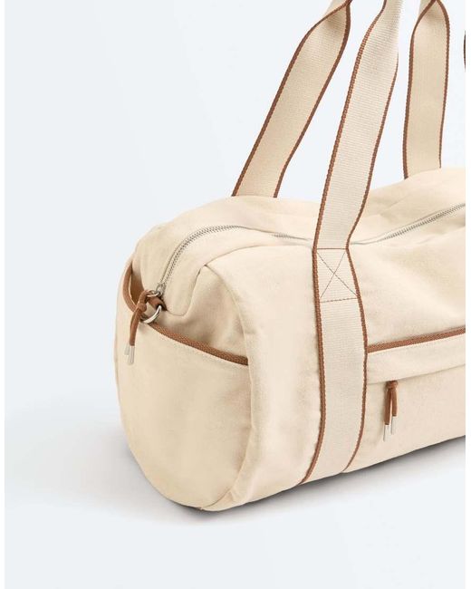 Borsa Bowling di Oysho in Natural