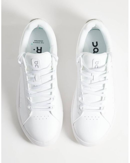 On Shoes White The Roger Advantage Performance Tennis Trainers for men