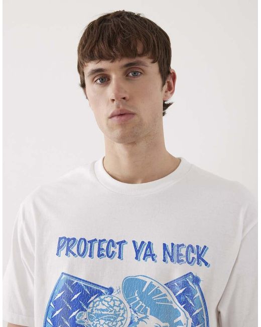 PRNT Blue X Wu-Tang Clan Protect Ya Neck Relaxed Fit T-Shirt