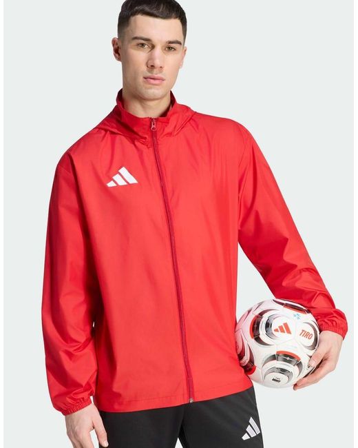 Adidas Originals Red Entrada 26 Multi Jacket for men